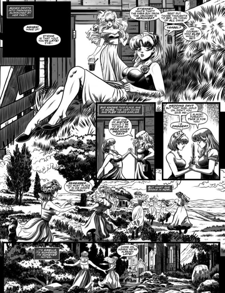 Dark Agnes in Matrimony from Savage Sword of Conan #4