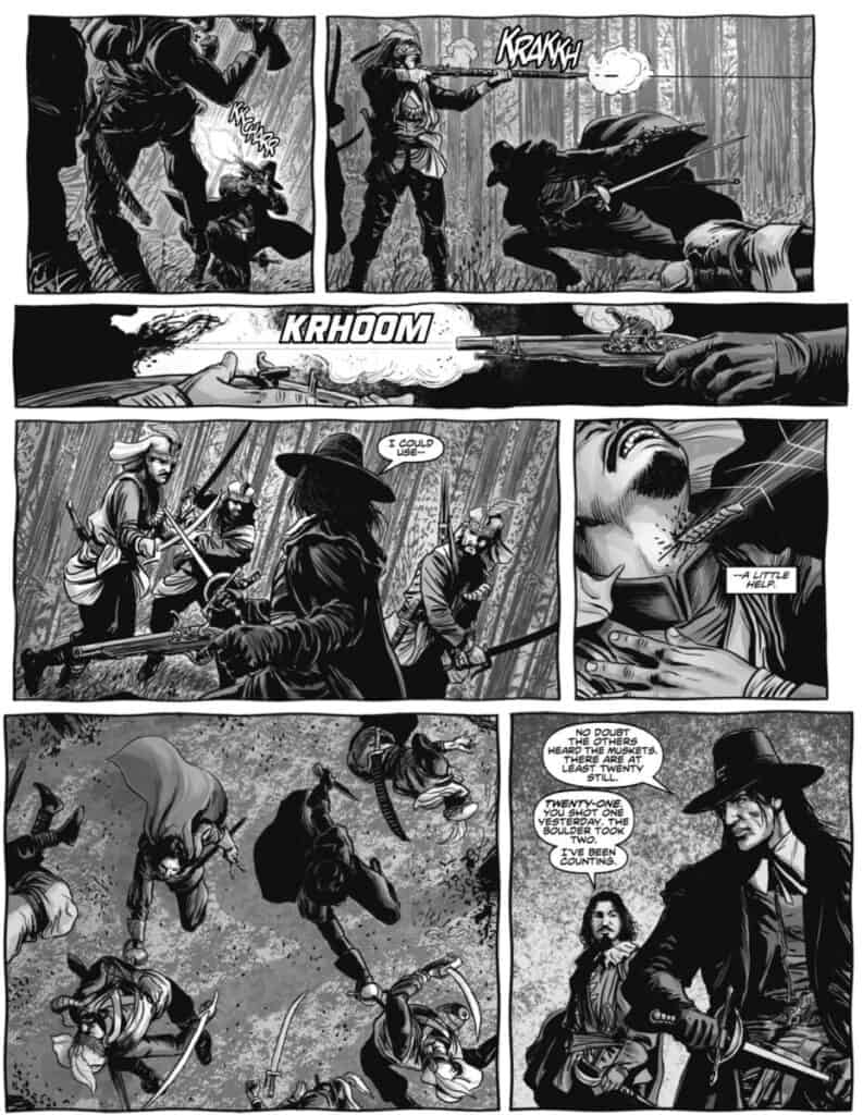 Solomon Kane in Blood from a Stone, Savage Sword of Conan #4